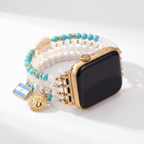 Bracelet Apple Watch Argent Albiceleste Stretch