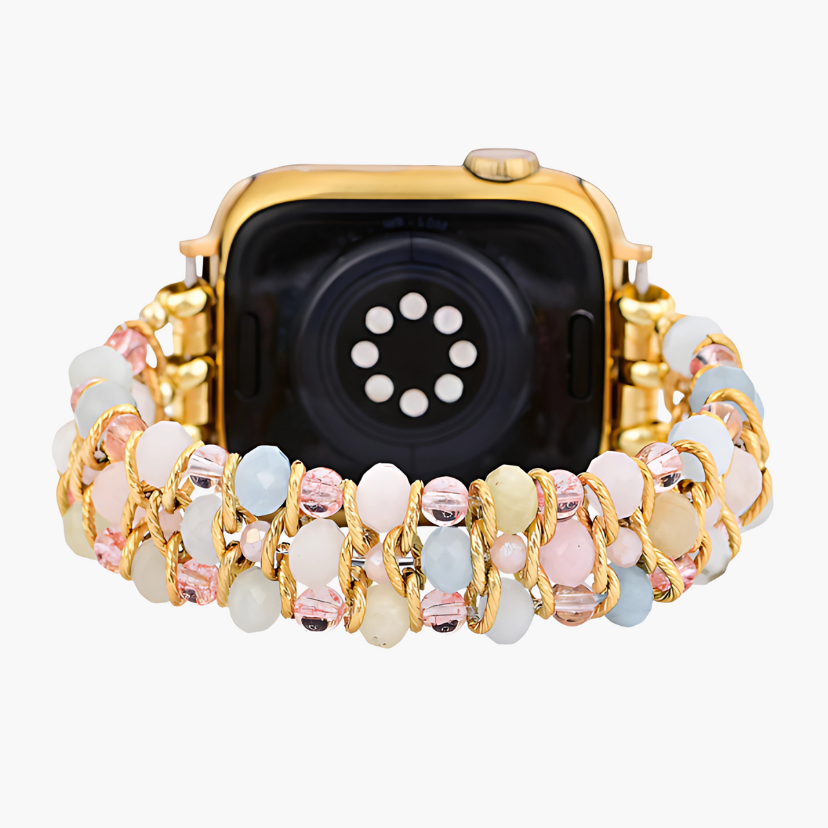Bracelet extensible tressé Golden Dawn pour Apple Watch