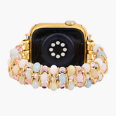 Bracelet extensible tressé Golden Dawn pour Apple Watch