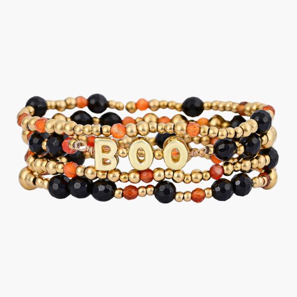 Ensemble de bracelets lumineux effrayants d'Halloween