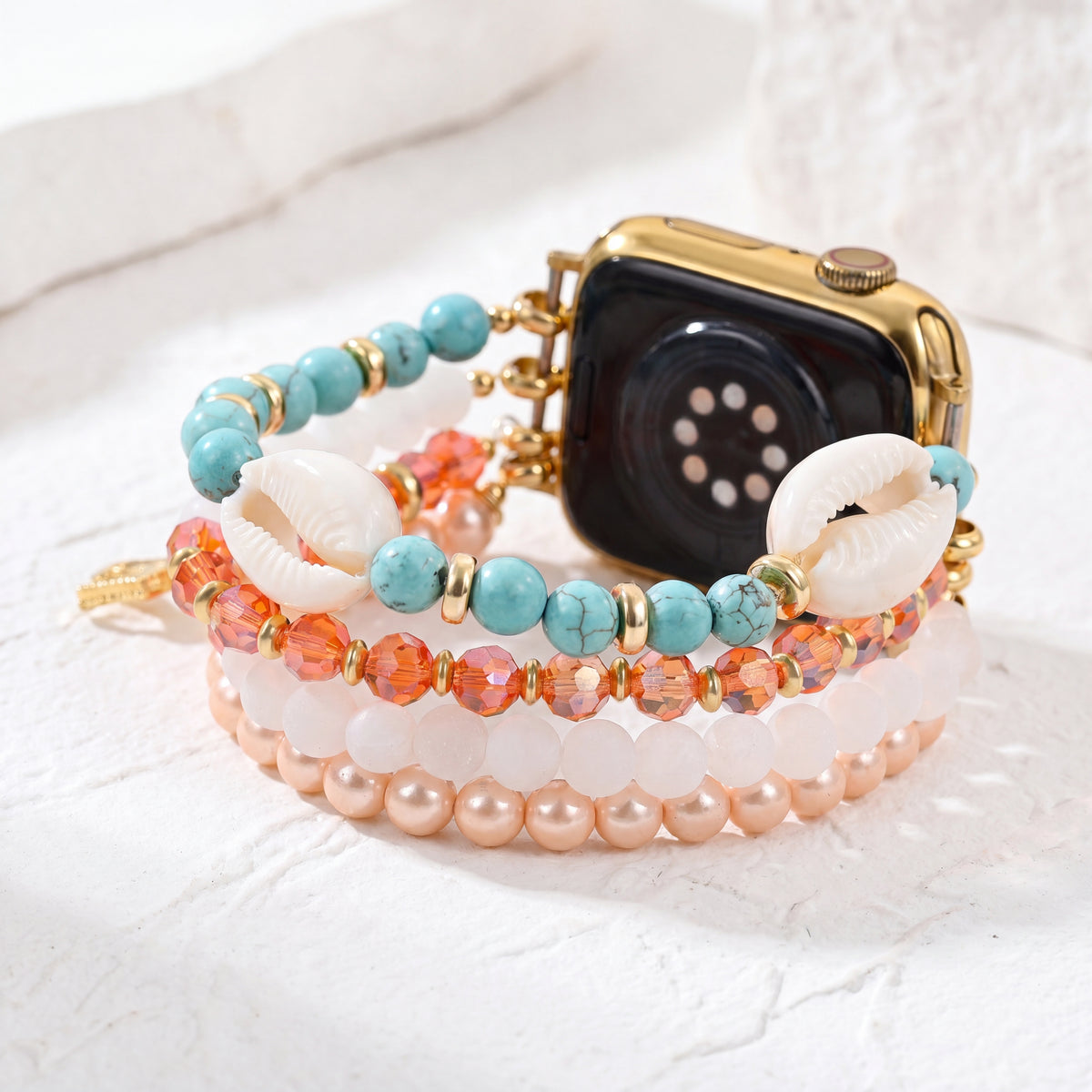 Bracelet Apple Watch Coastal Glow Stretch