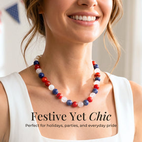 Collier perlé Chunky America 250