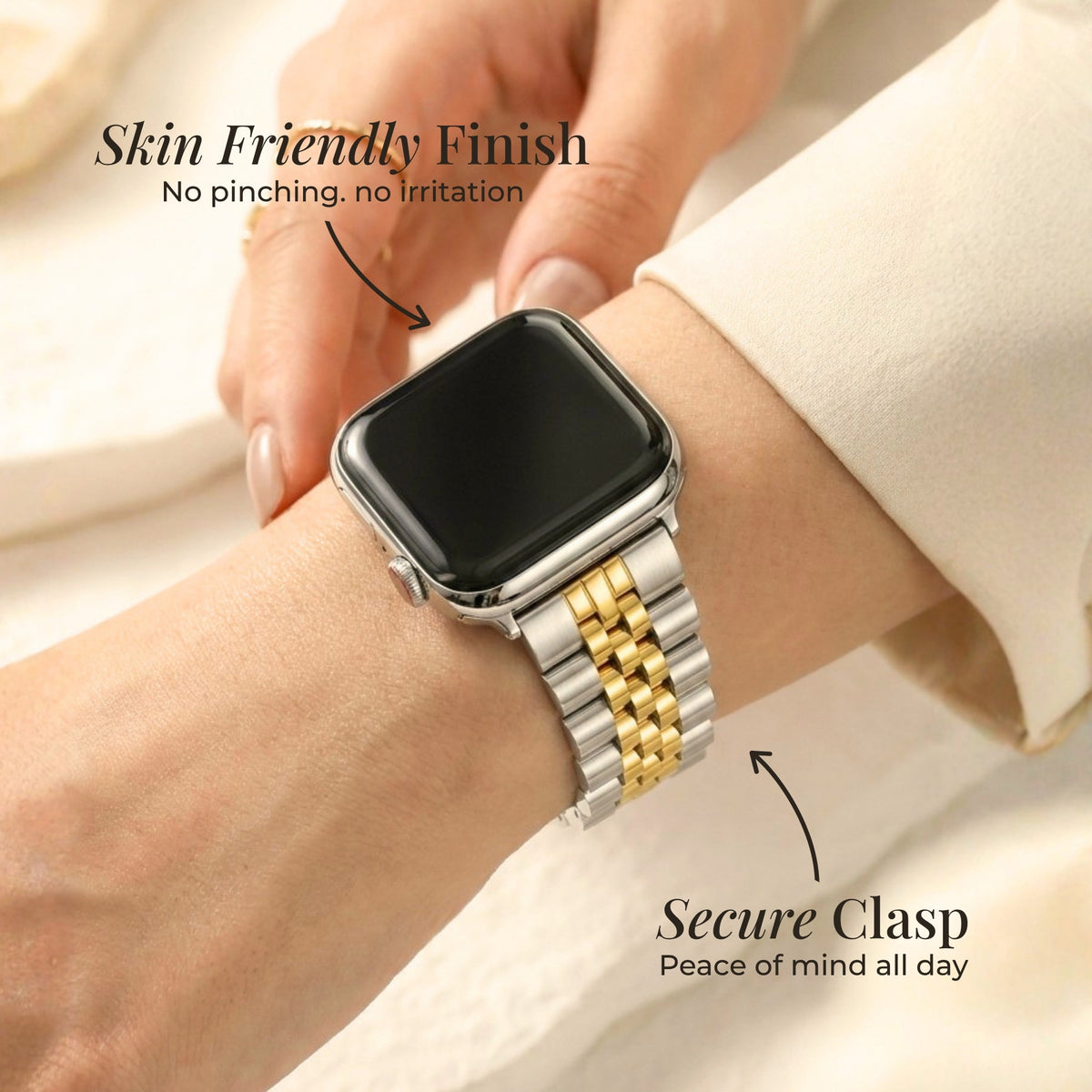 Bracelet Classique Duo de Luxe pour Apple Watch
