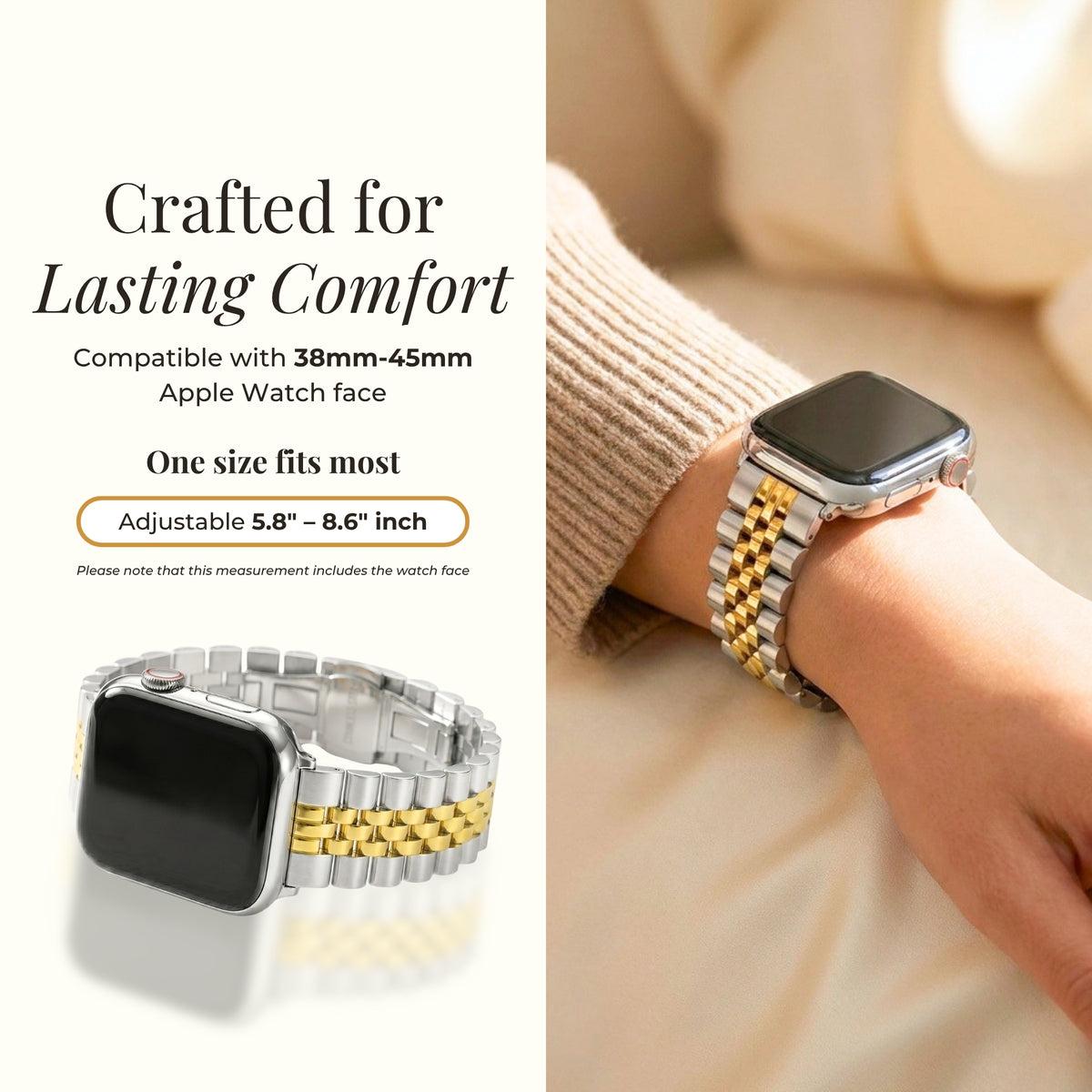 Bracelet Classique Duo de Luxe pour Apple Watch