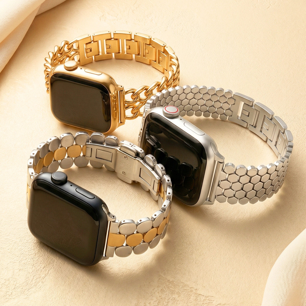 Bracelet Classique Duo de Luxe pour Apple Watch