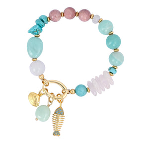 Bracelet charme vague Amazon