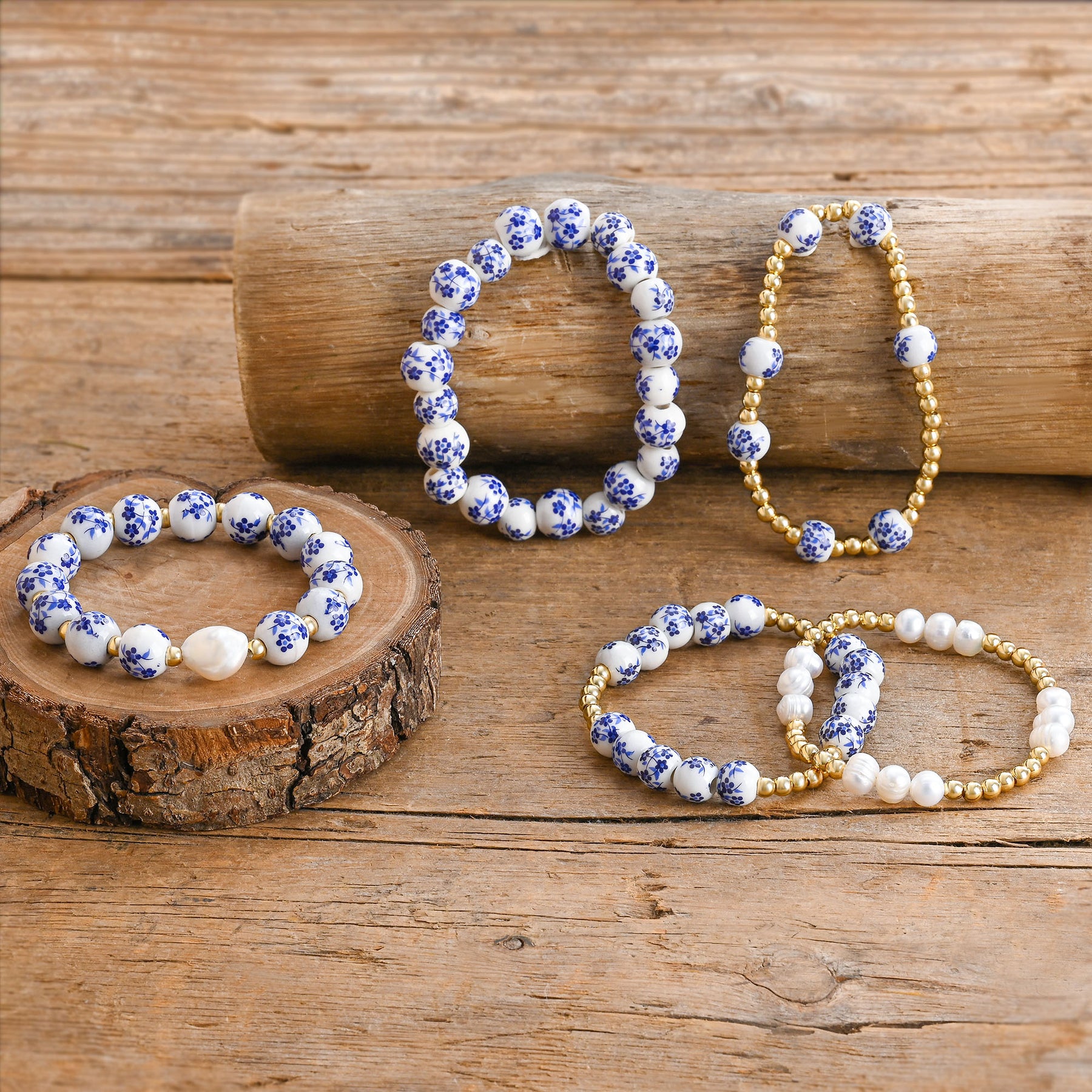 Bracelet Perle Éclat Azur