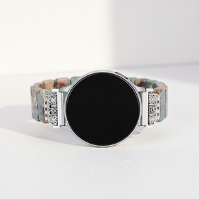 Bracelet extensible en jaspe tibétain Earth pour Apple Watch