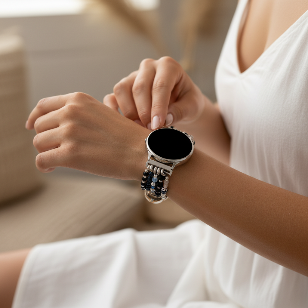 Bracelet de montre extensible Ethereal Frost Samsung Galaxy