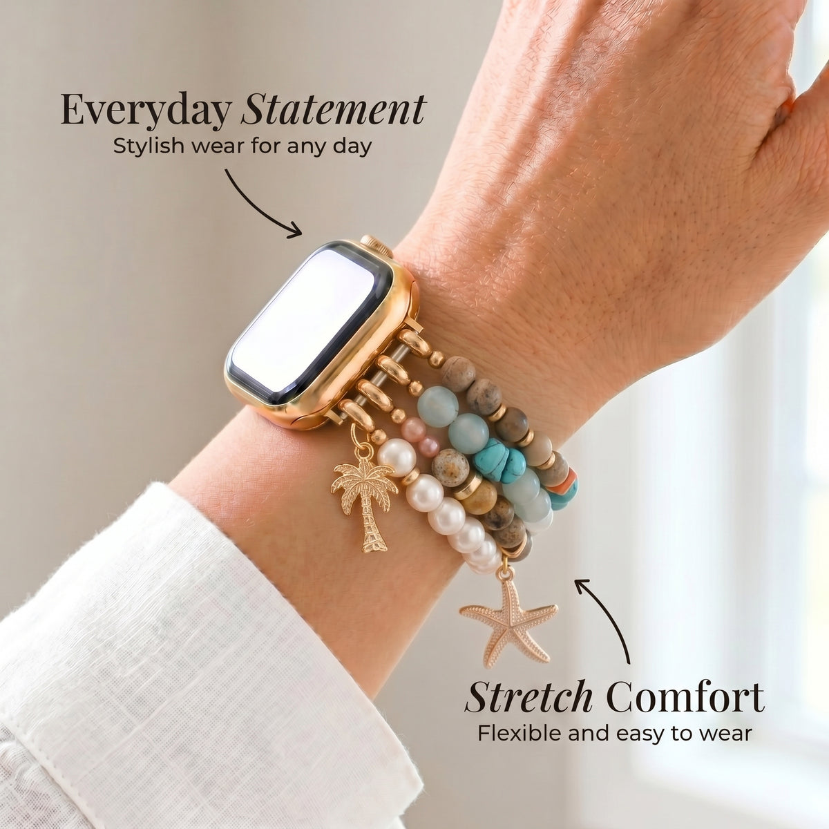 Bracelet Apple Watch Tropical Sands Stretch