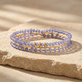 Lilac Glow Bracelet/Collier Multi-Style