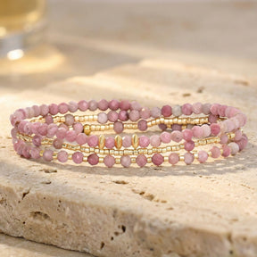 Rose Harmony Bracelet/Collier Multi-Style