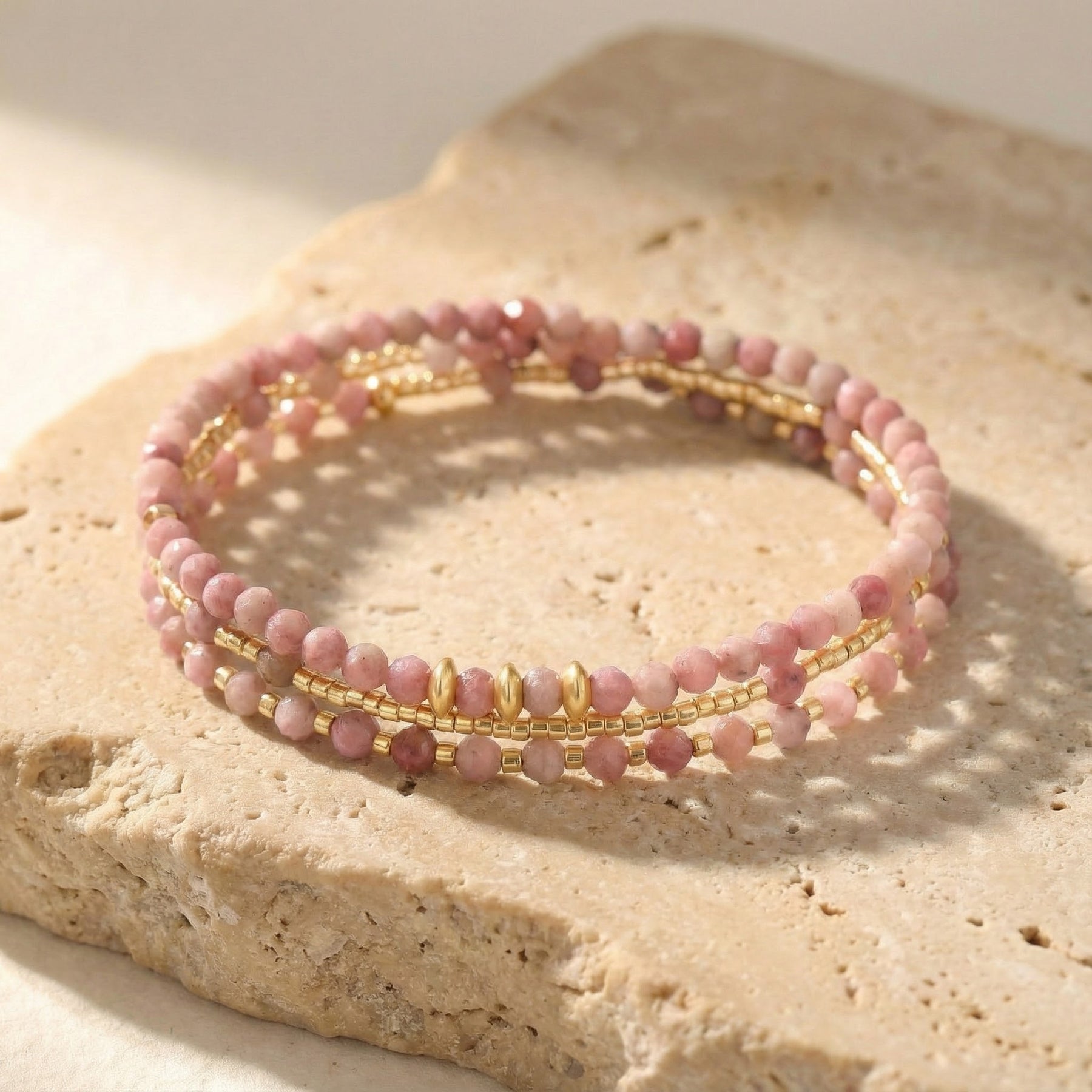 Bracelet/Collier Multi-Style Sunset Blush