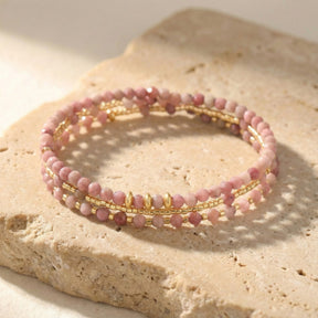 Bracelet/Collier Multi-Style Sunset Blush