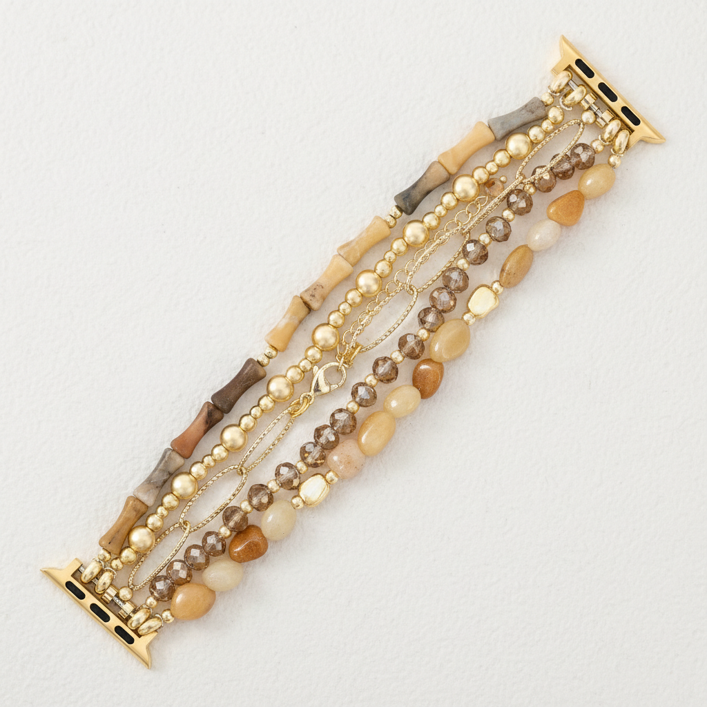 Bracelet Apple Watch Étirement Coucher de Soleil du Sahara