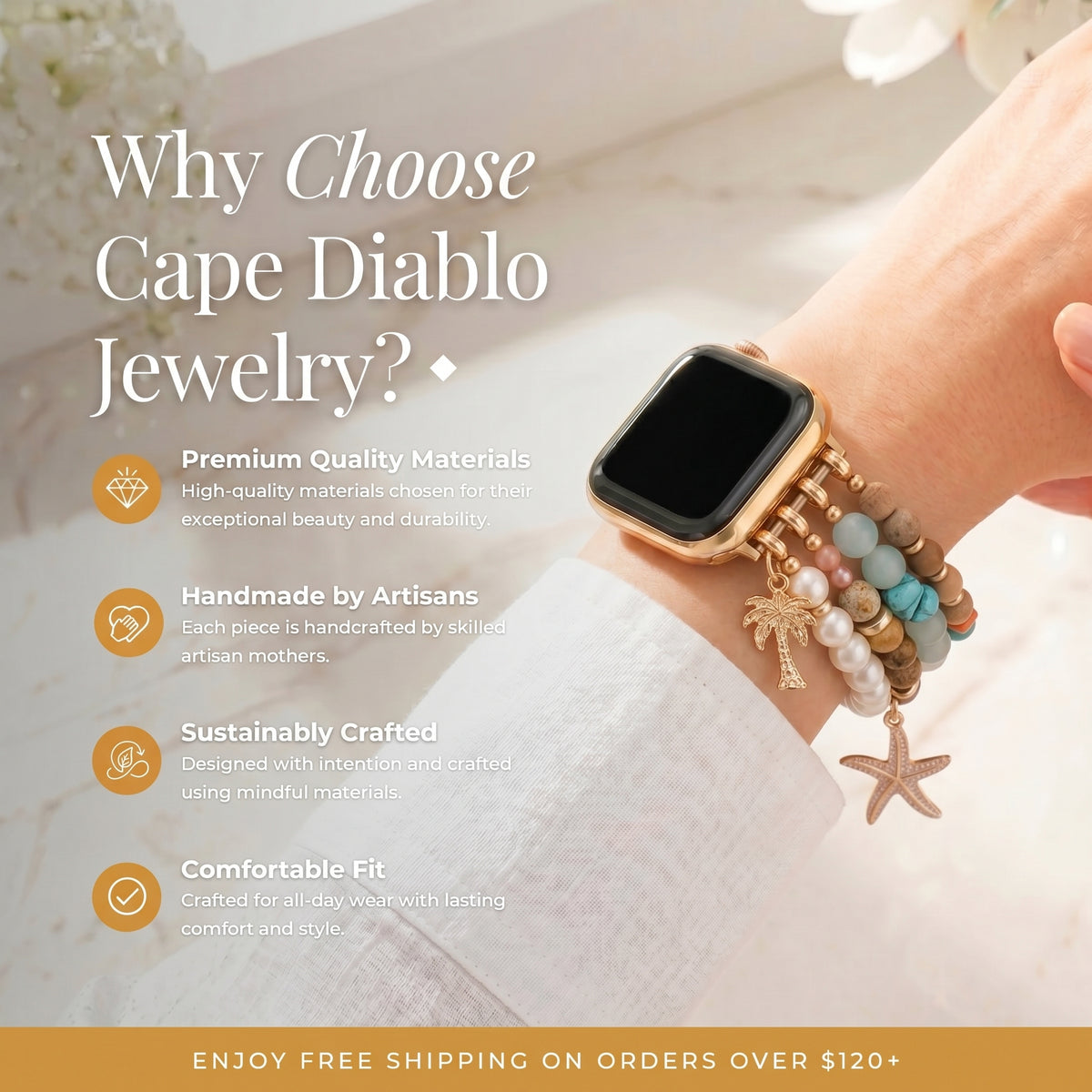 Bracelet Apple Watch Tropical Sands Stretch