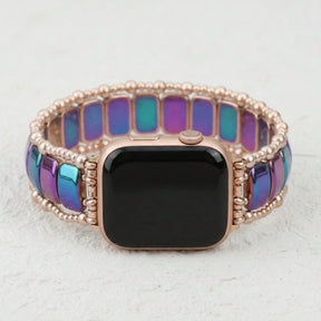 Bracelet extensible Rose Euphorie pour Apple Watch