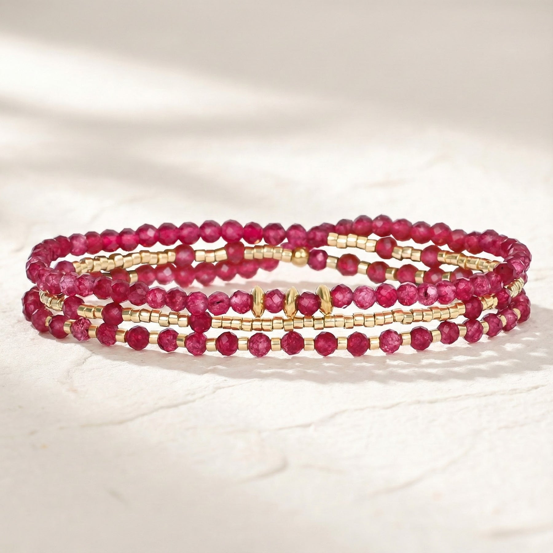 Crimson Dream Bracelet/Collier Multi-Style