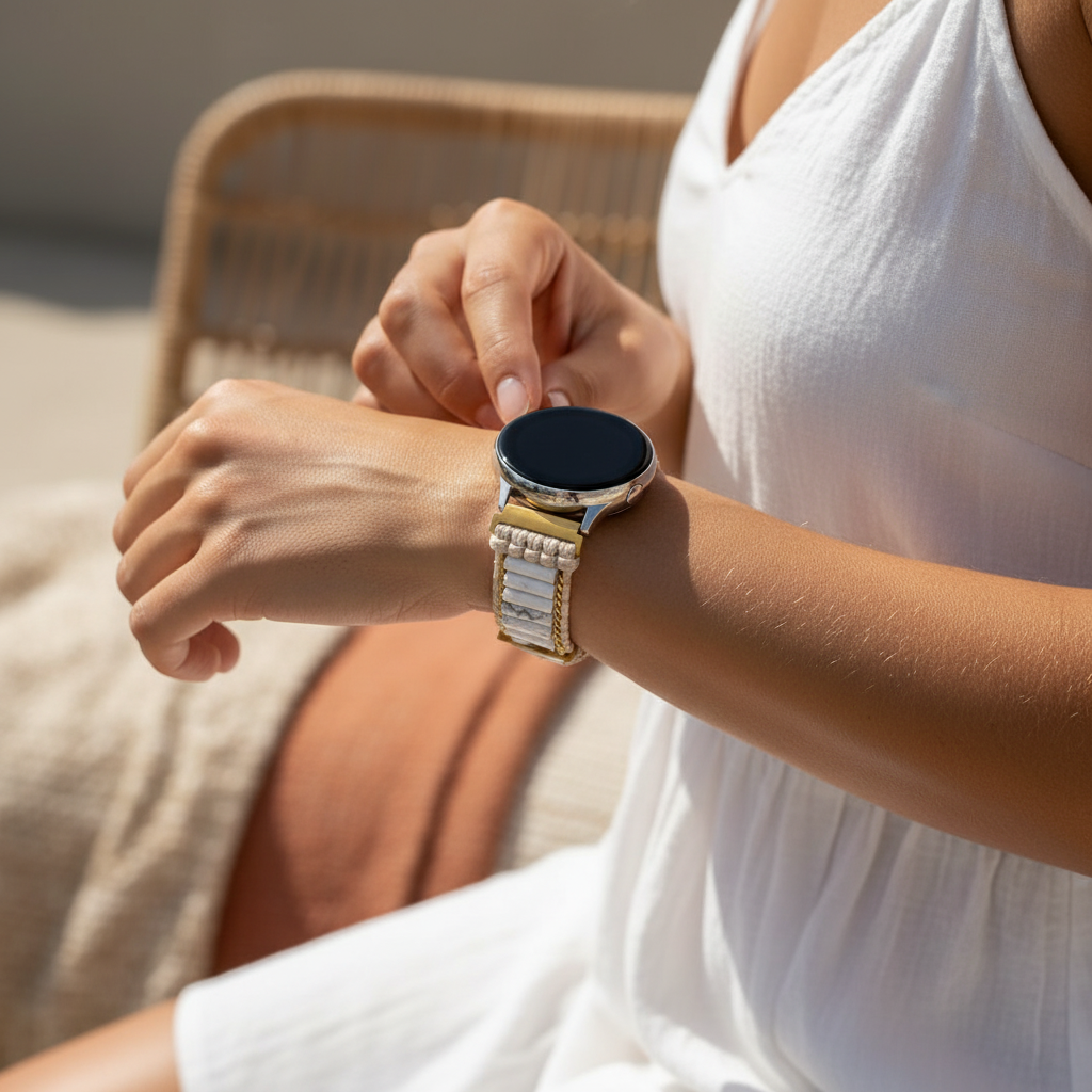 Bracelet de montre Samsung Galaxy Heavenly Howlite