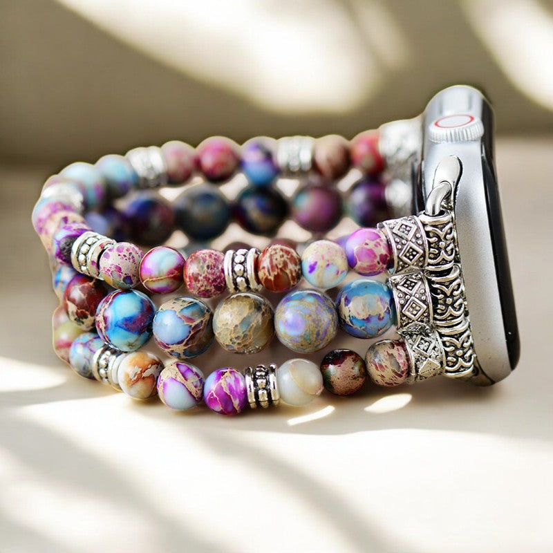 Bracelet Apple Watch Intense Jasper Stretch