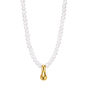 Collier Initial en Perles Bulles