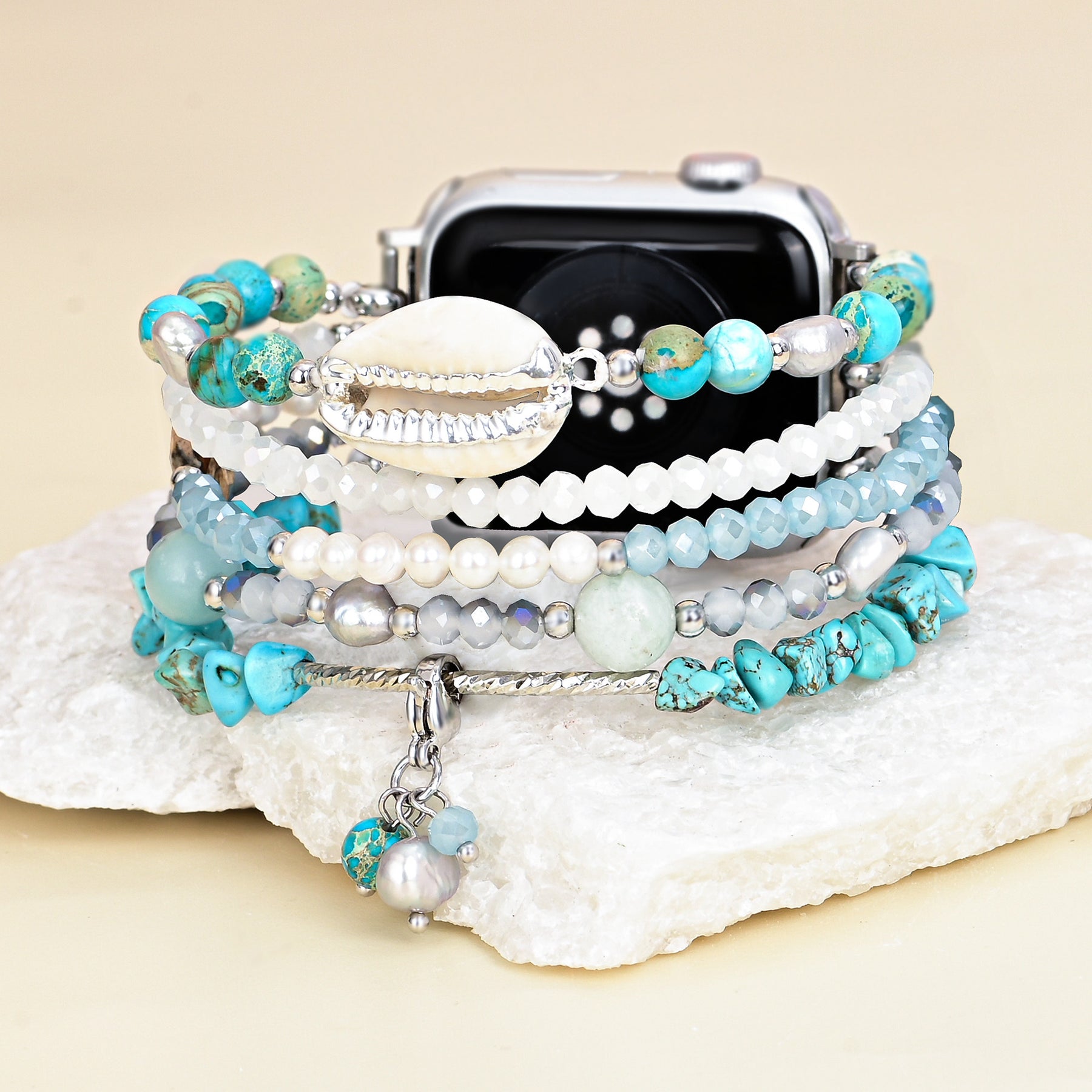 Bracelet Apple Watch extensible Intense Jasper Glimmer