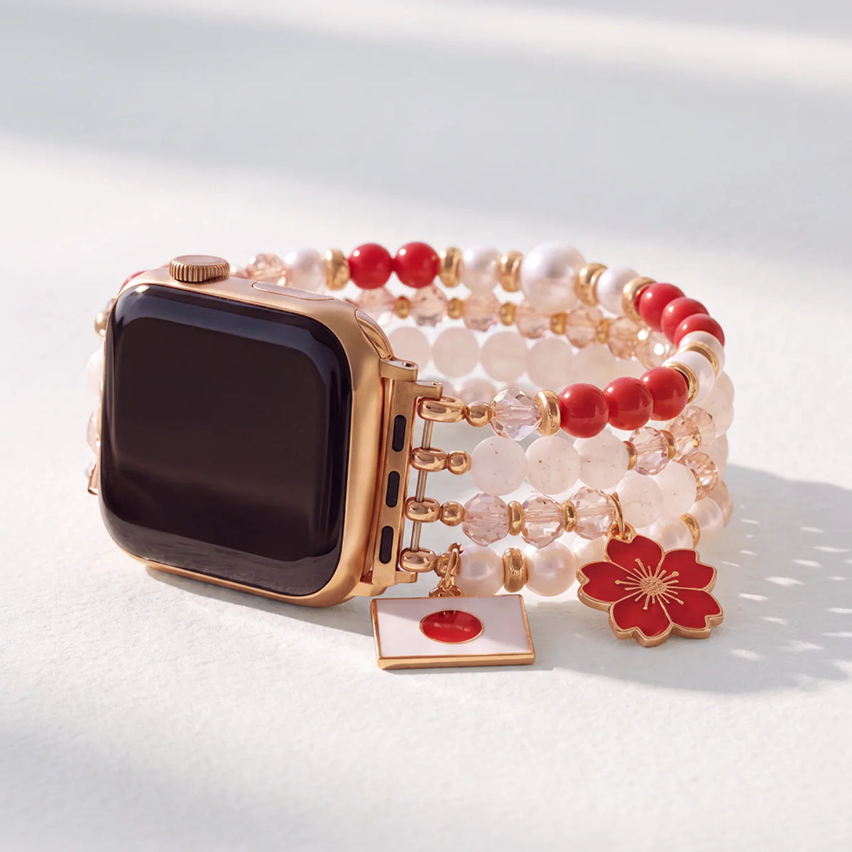 Bracelet Apple Watch extensible Sakura Bloom Japon