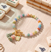 Bracelet porte-bonheur de mahjong