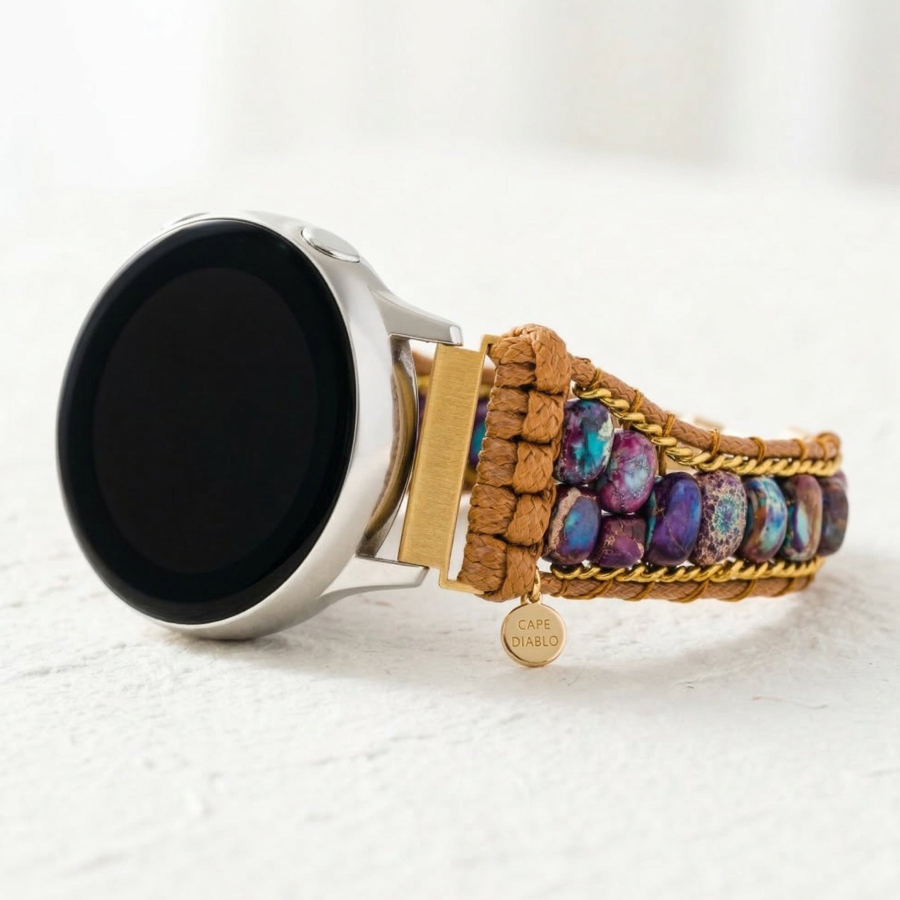 Bracelet de montre Samsung Galaxy en jaspe clair de lune