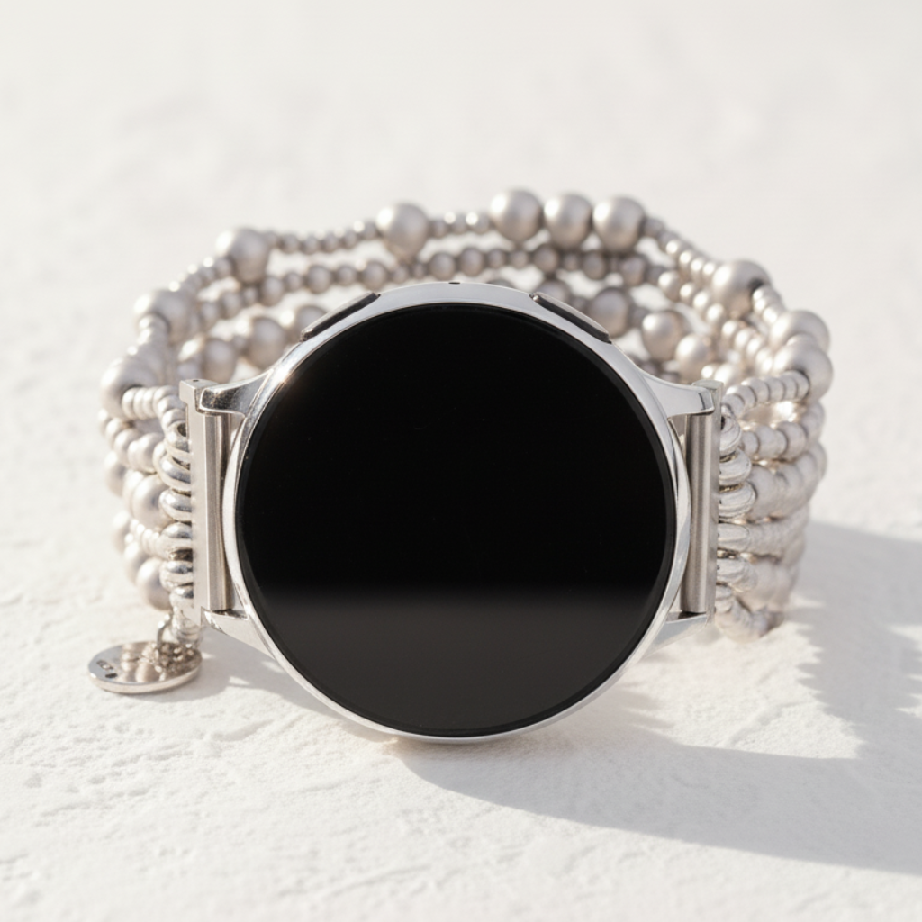 Bracelet extensible Platinum Demure pour Apple Watch