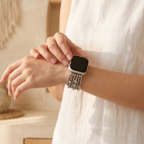 Bracelet extensible Platinum Demure pour Apple Watch