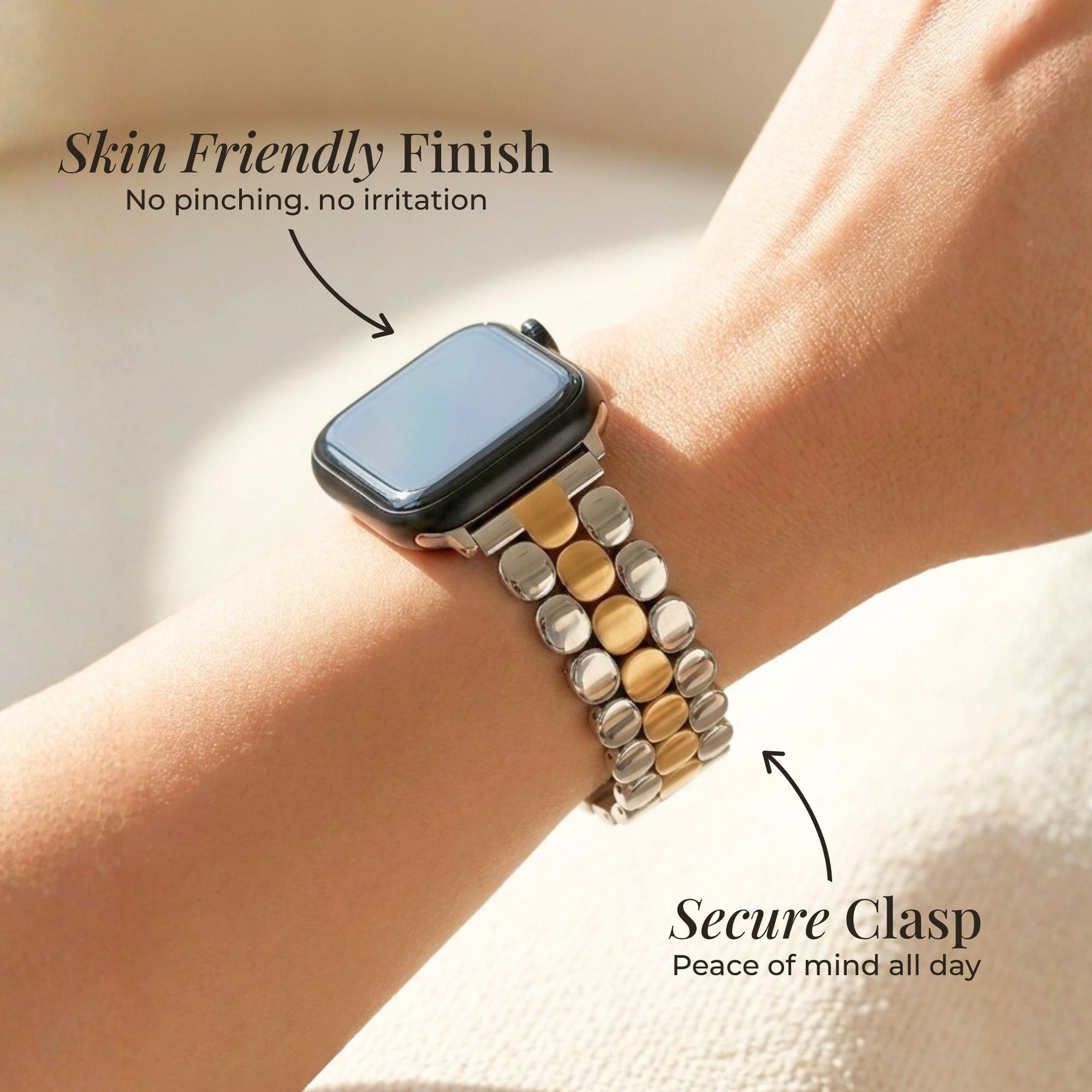 Bracelet Prestige Duo de luxe pour Apple Watch