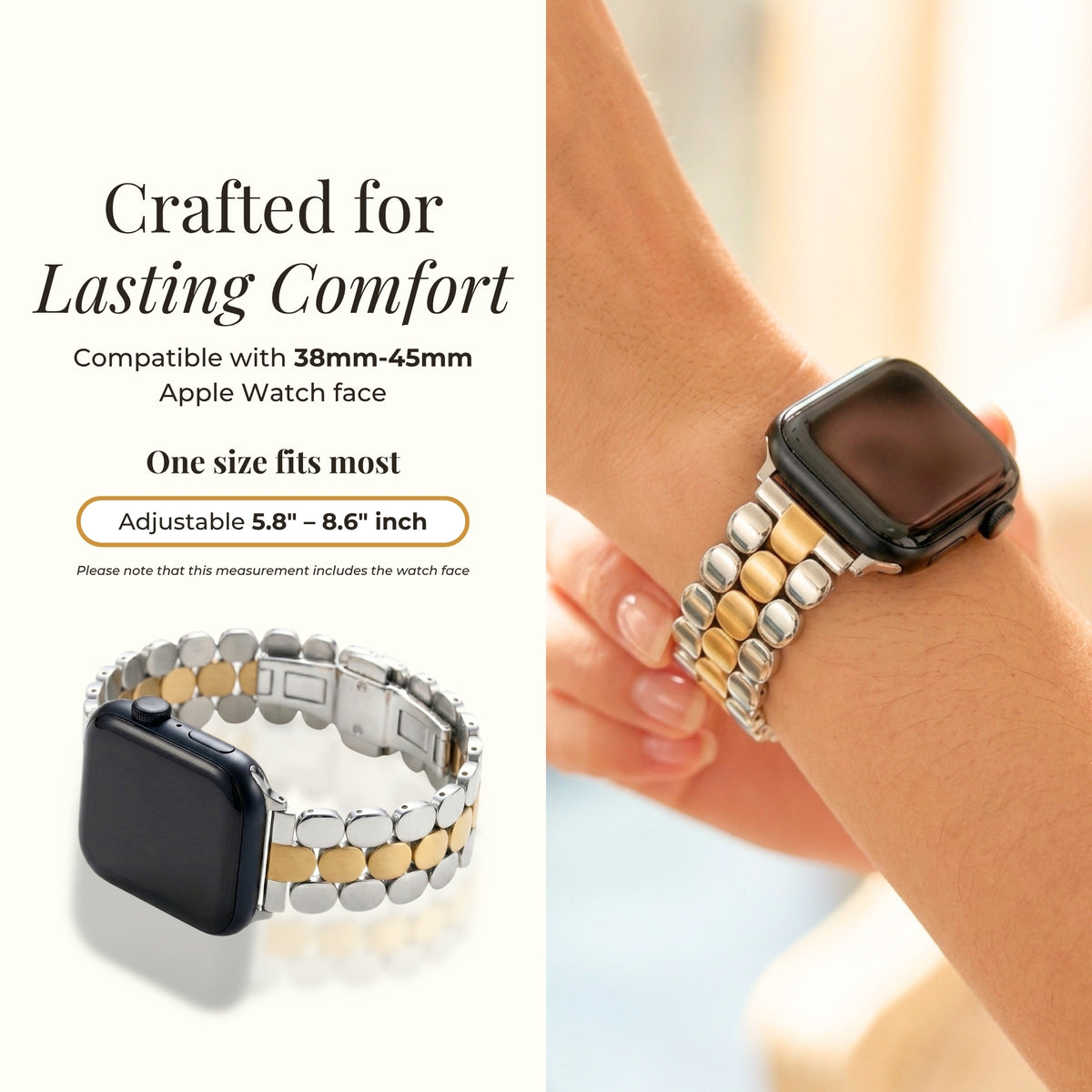 Bracelet Prestige Duo de luxe pour Apple Watch