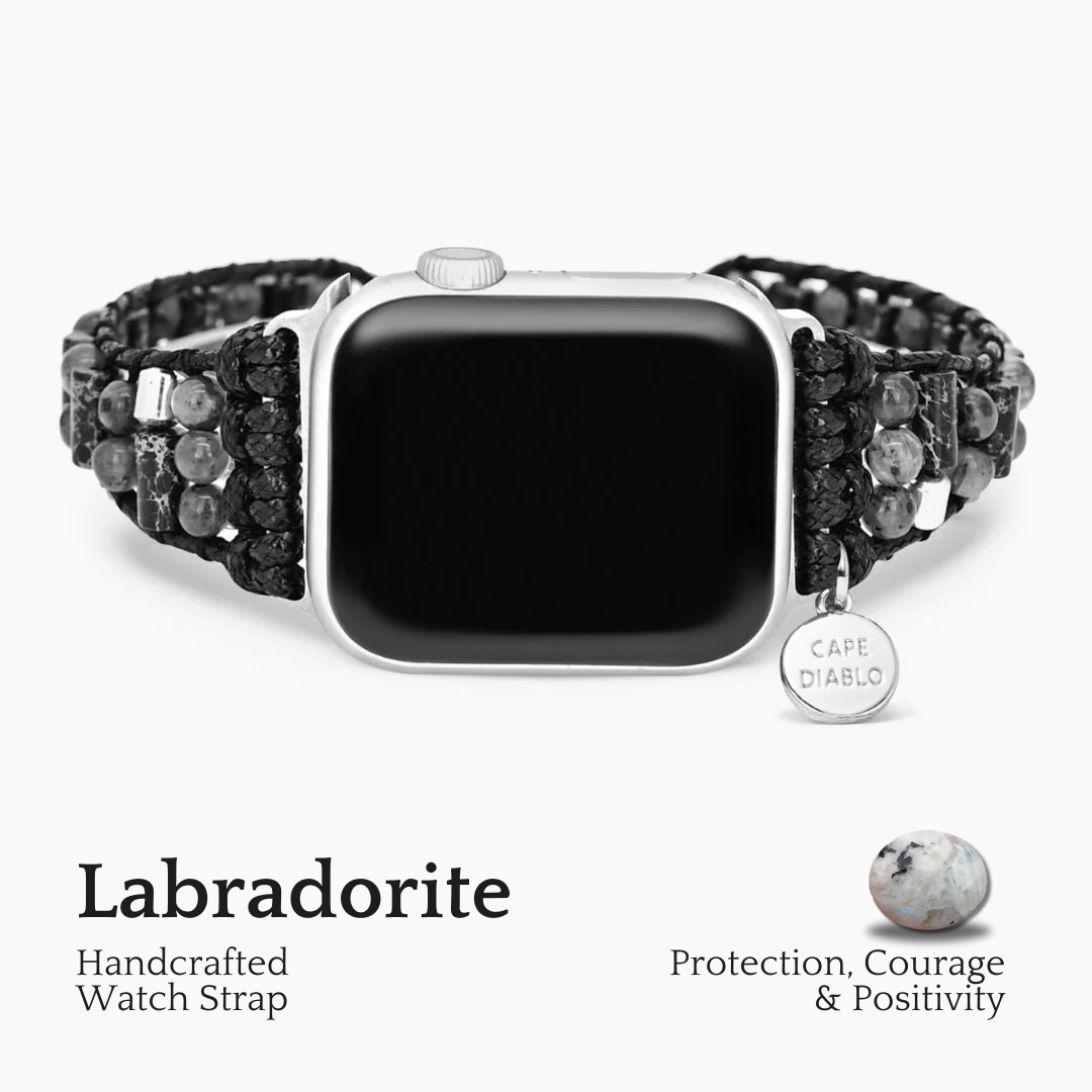 Bracelet Apple Watch actif en labradorite pour hommes