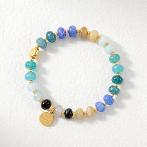 Bracelet Harmonie Jade Azur