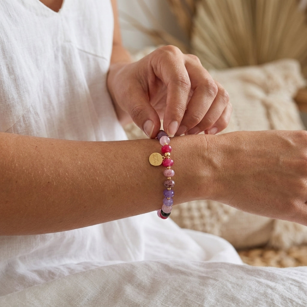 Bracelet Berry Jade Bloom
