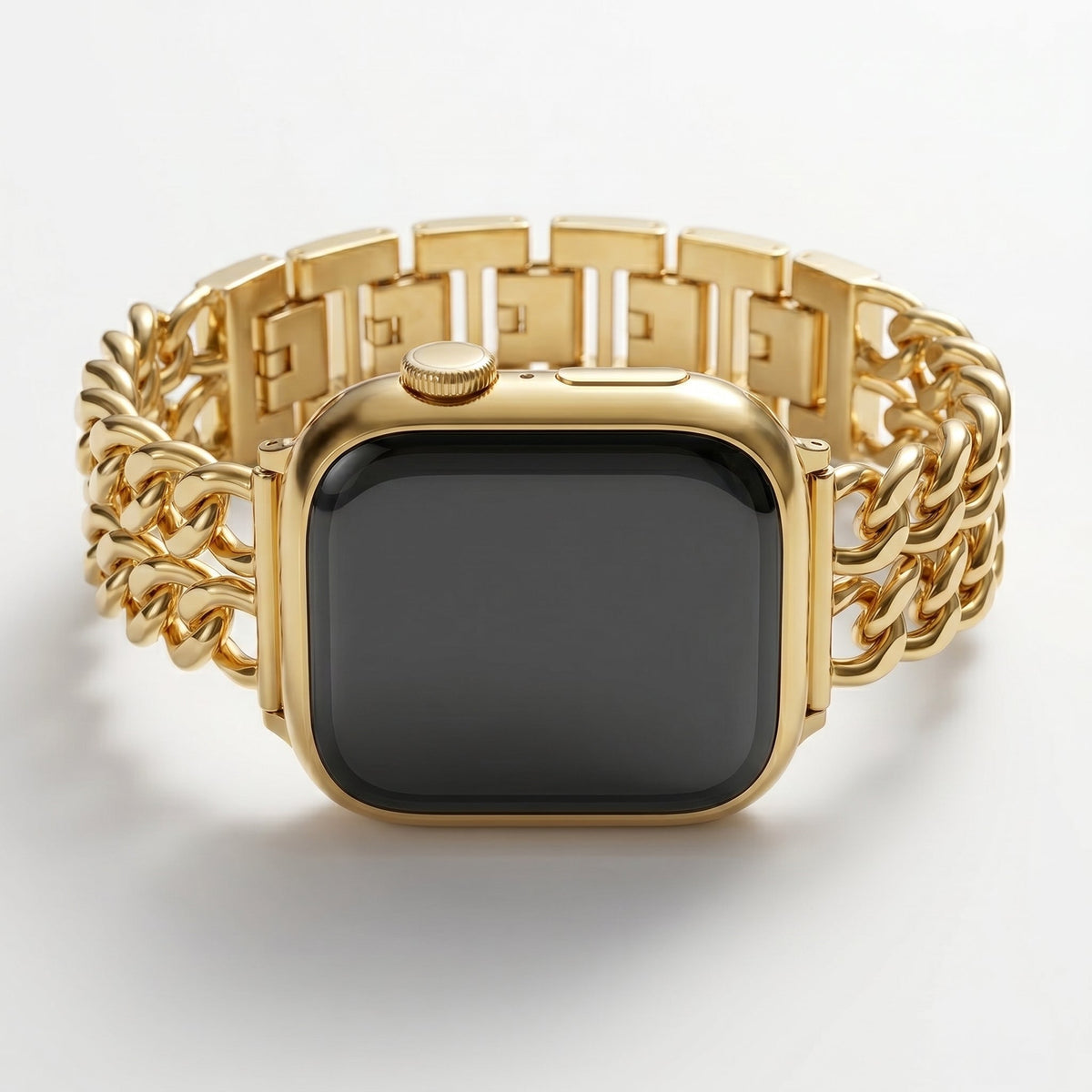 Bracelet Apple Watch de luxe courbe or