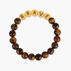 Bracelet d'inspiration courage Œil de tigre