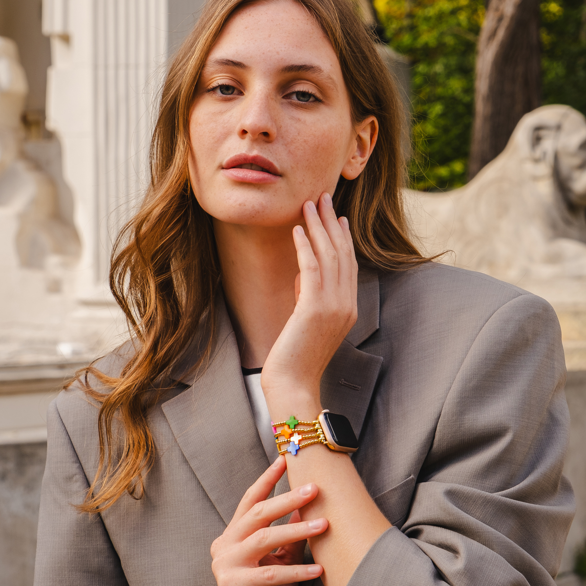 Bracelet Apple Watch Chakra Cross Stretch