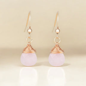 Boucles d'oreilles sphère d'amour de la Saint-Valentin