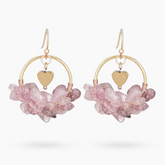 Boucles d'oreilles Pierres d'Amour de la Saint-Valentin