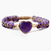 Bracelet d'amour Améthyste