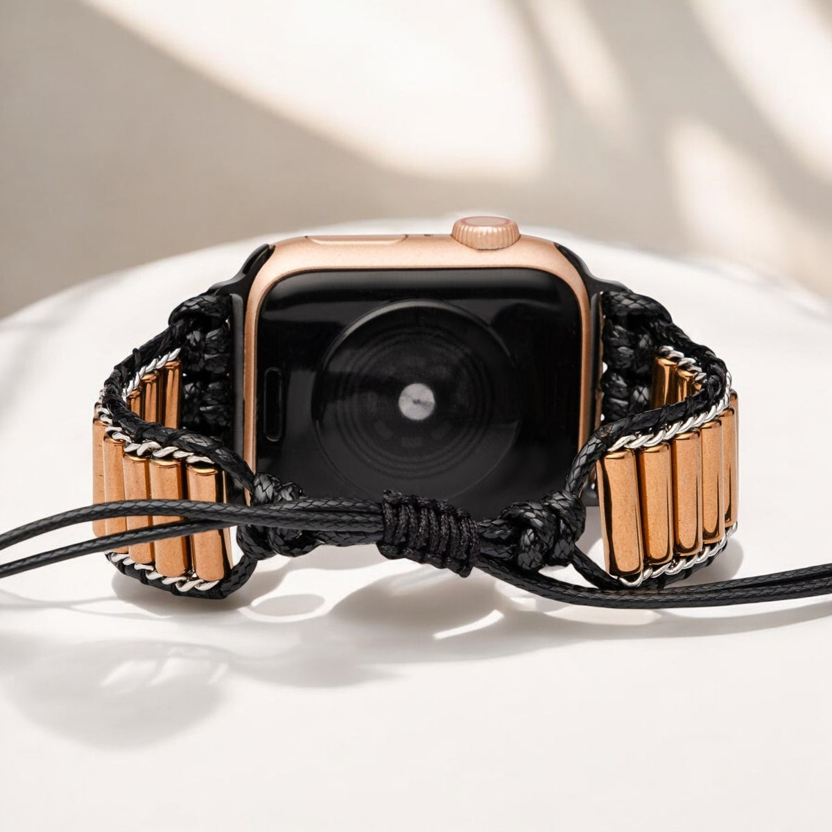 Bracelet Apple Watch métallisé bohème