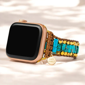 Bracelet Apple Watch turquoise audacieux