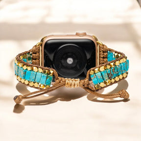 Bracelet Apple Watch turquoise audacieux