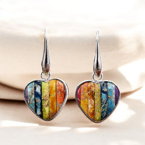 Boucles d'oreilles Chakra Cœur Énergie
