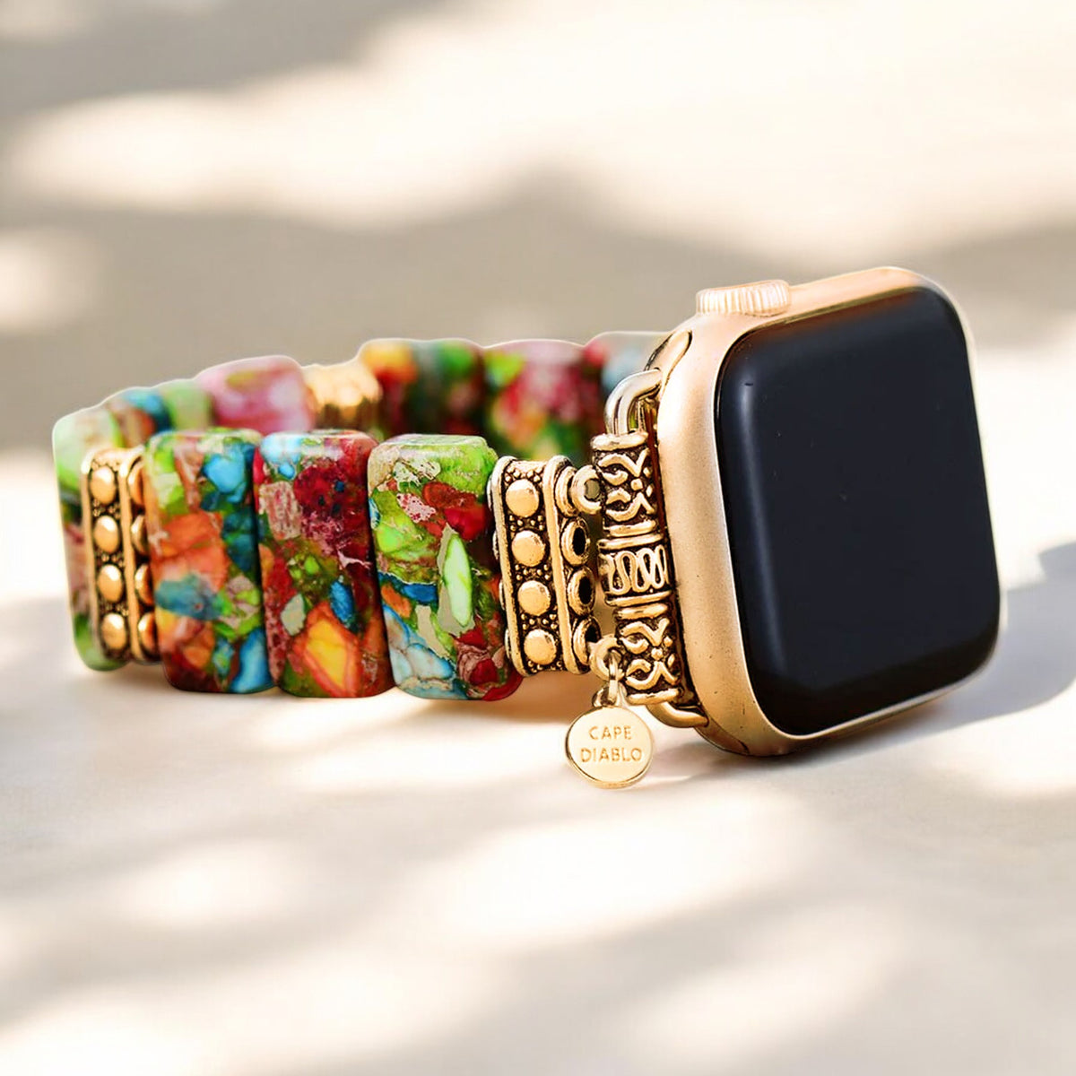 Bracelet Chic Flower Stretch pour Apple Watch