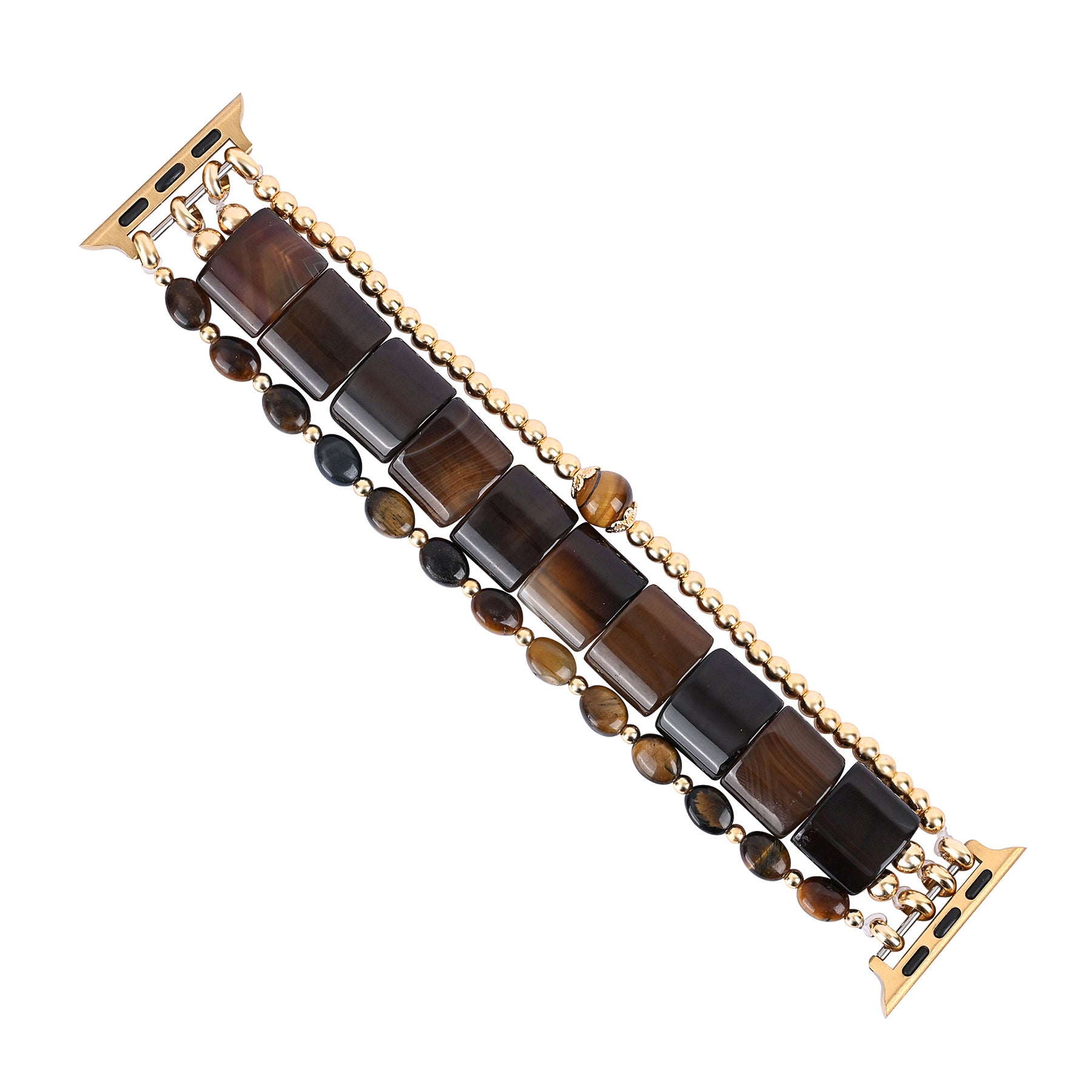 Bracelet extensible Apple Watch Fierce Grace en œil de tigre