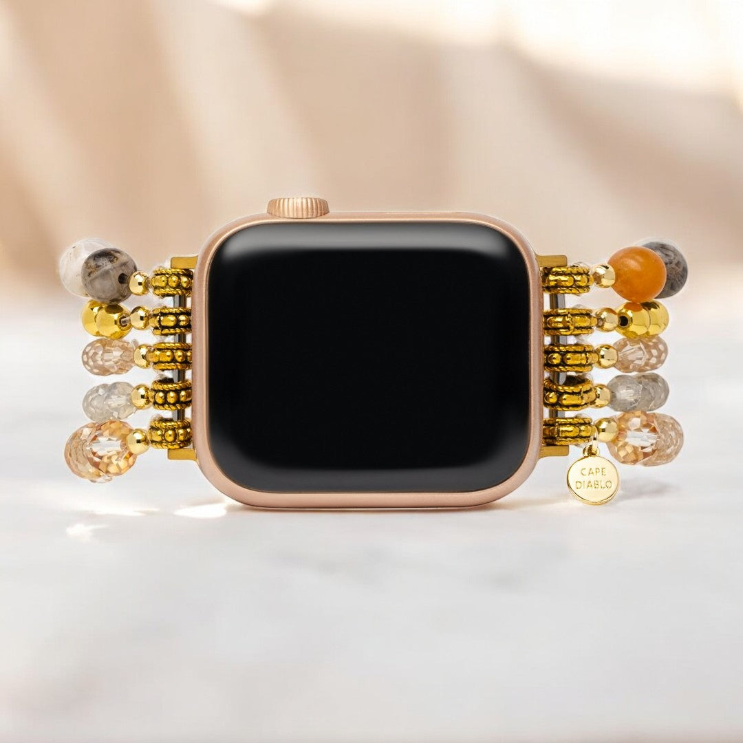 Bracelet extensible Dark Champagne pour Apple Watch