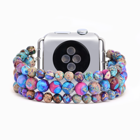 Apple Watch extensible en cristal d'agate